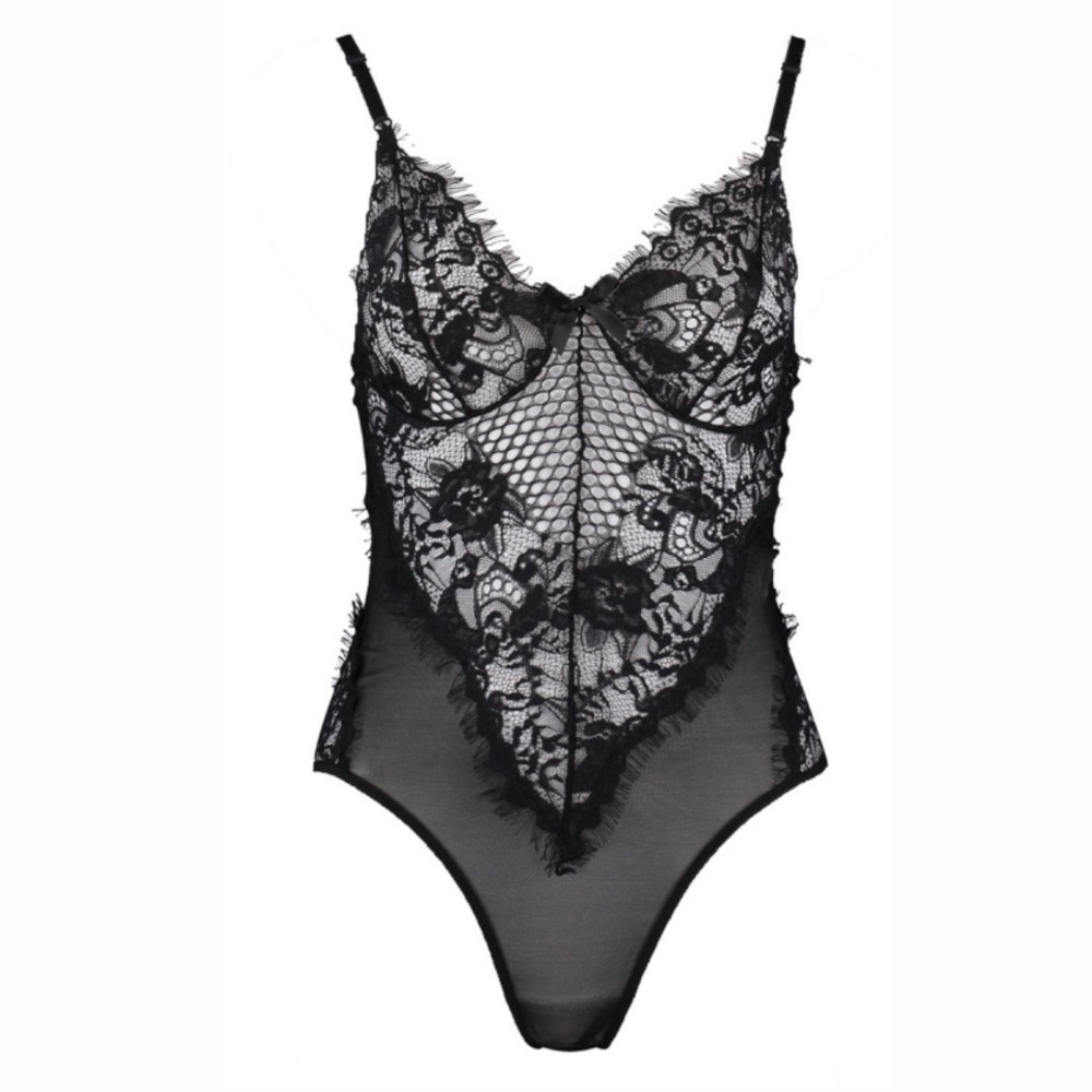Lace & Mesh Bodysuit